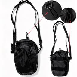 Dyneema Water Bottle Holder Bag Phone Pocket and Quick-Adjust Strap Waterproof 420D Nylon for Cycling Hiking Camping Essentials