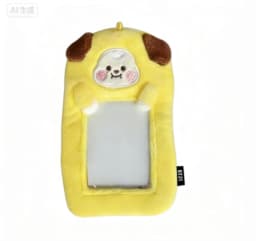 Kpop BT21 COOKY CHIMMY KOYA MANG RJ SHOOKY 3-inch Card Holder with Photo Display Cover for Korean Celebrity ID Photo Cards