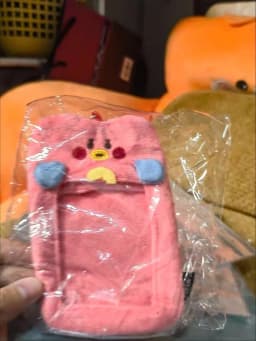 Kpop BT21 COOKY CHIMMY KOYA MANG RJ SHOOKY 3-inch Card Holder with Photo Display Cover for Korean Celebrity ID Photo Cards