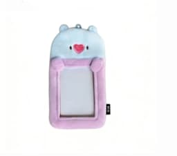 Kpop BT21 COOKY CHIMMY KOYA MANG RJ SHOOKY 3-inch Card Holder with Photo Display Cover for Korean Celebrity ID Photo Cards