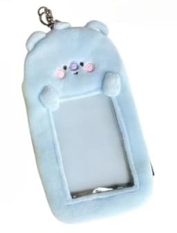 Kpop BT21 COOKY CHIMMY KOYA MANG RJ SHOOKY 3-inch Card Holder with Photo Display Cover for Korean Celebrity ID Photo Cards