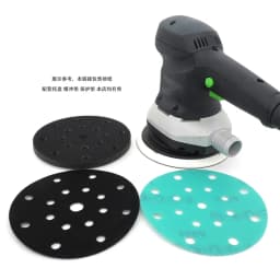 6 Inch 150MM 17 Holes 60-2000 Grits Hook and Loop PET Film Aluminum Oxide Wet&Dry Sandpaper Sanding Disc for Car MPaint