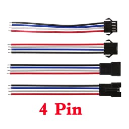 5Pair/10Pcs SM JST LED Connector Cable 2/3/4/5/6 Pin Plug Socket Male Female Wire Connector For RGB RGBW LED Strip Light Adapter