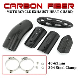Carbon Fiber Motorcycle Exhaust Muffler Protector Escape Heat Shield Cover Guard Anti-scalding for SC for AR for Mivv for Akrapo