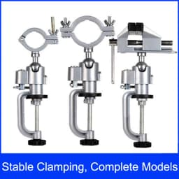 360° Rotating Table Vise Bench Clamp Bracket Multifunctional Electric Grinder Stand Holder Accessories For Dremel Tool