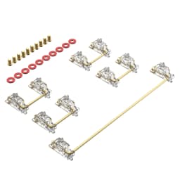 DUROCK V3 Mechanical Keyboard Stabilizers PCB Mount Screw-in Pre-clipped Upgrade Stem Less Easier Tuning for Computer Office