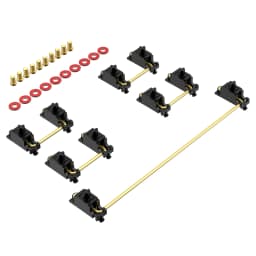 DUROCK V3 Mechanical Keyboard Stabilizers PCB Mount Screw-in Pre-clipped Upgrade Stem Less Easier Tuning for Computer Office