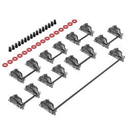 DUROCK V3 Mechanical Keyboard Stabilizers PCB Mount Screw-in Pre-clipped Upgrade Stem Less Easier Tuning for Computer Office
