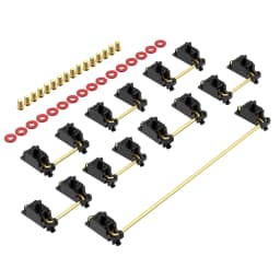 DUROCK V3 Mechanical Keyboard Stabilizers PCB Mount Screw-in Pre-clipped Upgrade Stem Less Easier Tuning for Computer Office