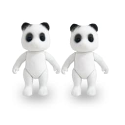 Dress Dollhouse Accessories 1:12 Forest Animal Family Clothes Fashion Daily Wear Casual Outfits Vest Shirt Skirt Pants for Doll
