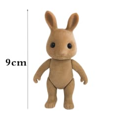 Dress Dollhouse Accessories 1:12 Forest Animal Family Clothes Fashion Daily Wear Casual Outfits Vest Shirt Skirt Pants for Doll