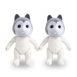 Dress Dollhouse Accessories 1:12 Forest Animal Family Clothes Fashion Daily Wear Casual Outfits Vest Shirt Skirt Pants for Doll