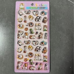 New Mofusand 3d Crystal Embossed Stickers Kawaii Cute For Diy Scrapbook Stationery Phone Case Decor Birthday Gift S