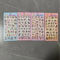 New Mofusand 3d Crystal Embossed Stickers Kawaii Cute For Diy Scrapbook Stationery Phone Case Decor Birthday Gift S