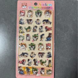 New Mofusand 3d Crystal Embossed Stickers Kawaii Cute For Diy Scrapbook Stationery Phone Case Decor Birthday Gift S