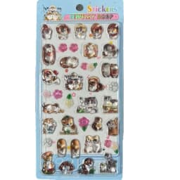 New Mofusand 3d Crystal Embossed Stickers Kawaii Cute For Diy Scrapbook Stationery Phone Case Decor Birthday Gift S