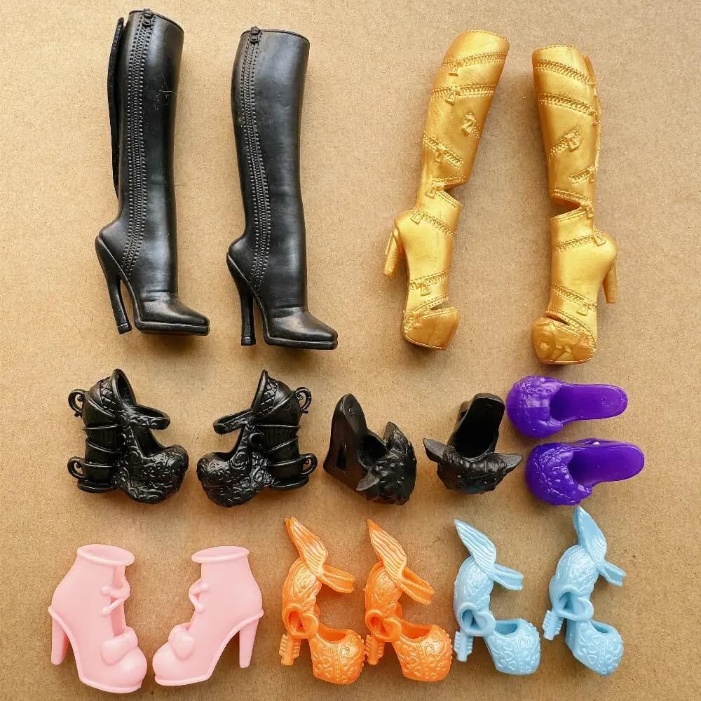 Monster Doll Shoes High Heels Boots Personality Doll Shoes 1/6 Doll Decors