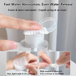 200Pcs Lint Free Nail Wipes Durable Nail Cleaner Pads Manicure Tool for Removing Nail Polish and Cleansing Gel