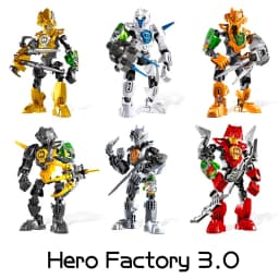 Hero Factory Star Warrior Building Blocks Evo 2in1 Combination Robot Mech Bionicle Figures Bricks Toys For Boys Children's Gifts