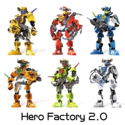 Hero Factory Star Warrior Building Blocks Evo 2in1 Combination Robot Mech Bionicle Figures Bricks Toys For Boys Children's Gifts