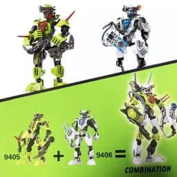 Hero Factory Star Warrior Building Blocks Evo 2in1 Combination Robot Mech Bionicle Figures Bricks Toys For Boys Children's Gifts