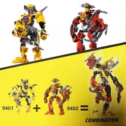 Hero Factory Star Warrior Building Blocks Evo 2in1 Combination Robot Mech Bionicle Figures Bricks Toys For Boys Children's Gifts