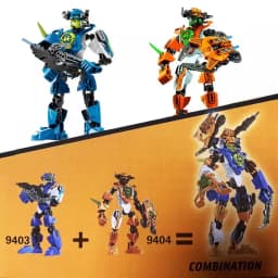Hero Factory Star Warrior Building Blocks Evo 2in1 Combination Robot Mech Bionicle Figures Bricks Toys For Boys Children's Gifts