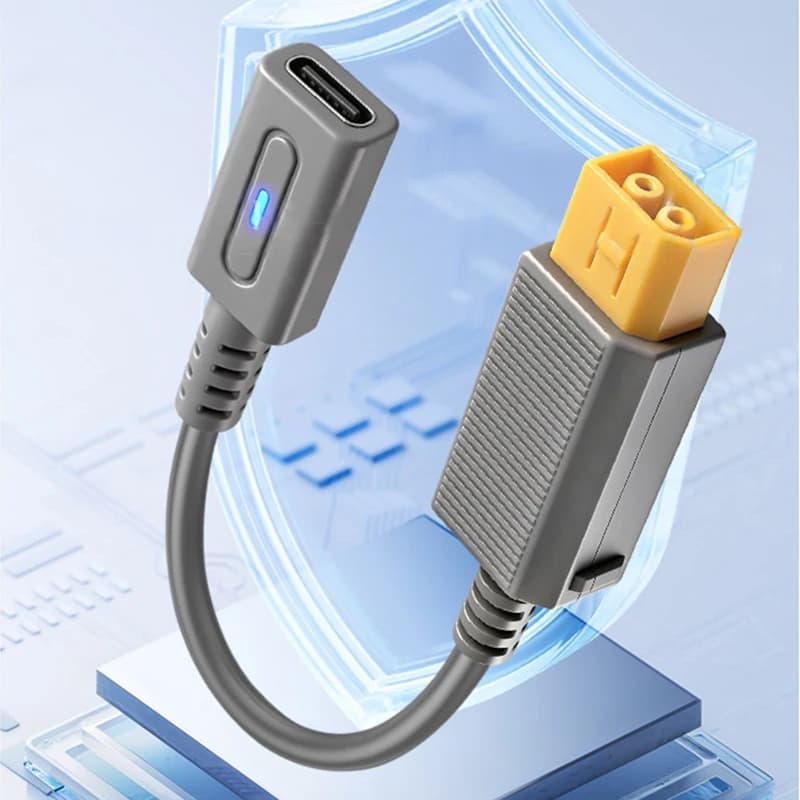 Type C 45W PD Charge Cable for Wii U Console USB C Gaming Power Supply Cord for Nintendo Wii U Charging Game Controller Wire