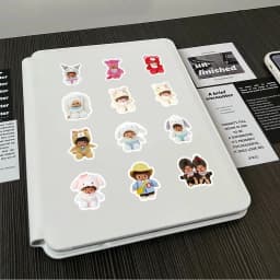 80PCS Monchhichi Graffiti Stickers Kids Kawaii Waterproof Paster Sticker for Phone Computer Notebook Stationery DIY Toys Secret