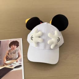 New Model Rat Baseball Cap For Men's And Women's Fashionable Cartoon Cute Ear Duck Tongue Hats Retro Tidal Current Sunshade Caps