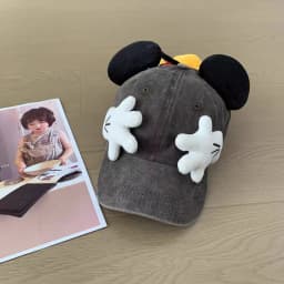 New Model Rat Baseball Cap For Men's And Women's Fashionable Cartoon Cute Ear Duck Tongue Hats Retro Tidal Current Sunshade Caps