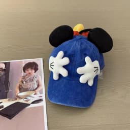 New Model Rat Baseball Cap For Men's And Women's Fashionable Cartoon Cute Ear Duck Tongue Hats Retro Tidal Current Sunshade Caps