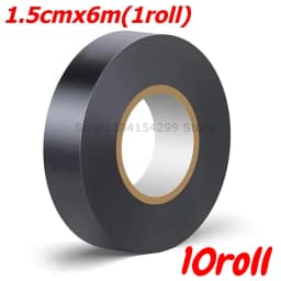 High-temperature Insulation Tape Resistant Black Flame Retardant Electrical Tape Insulating Adhesive for Industrial Household