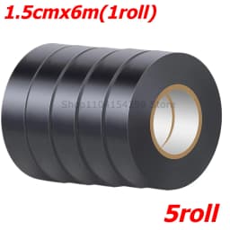 High-temperature Insulation Tape Resistant Black Flame Retardant Electrical Tape Insulating Adhesive for Industrial Household