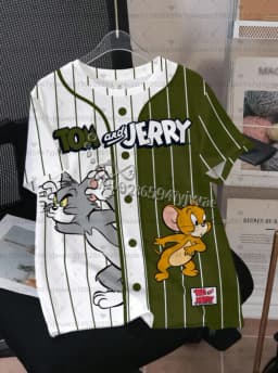 2026 Summer Men's Women's Cartoon Tom and Jerry Short Sleeve T-Shirts Breathable Quick-drying Couple Casual kids T-shirt Tops