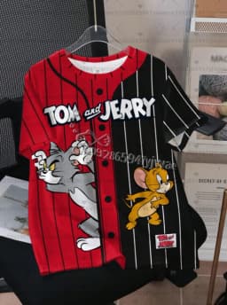 2026 Summer Men's Women's Cartoon Tom and Jerry Short Sleeve T-Shirts Breathable Quick-drying Couple Casual kids T-shirt Tops