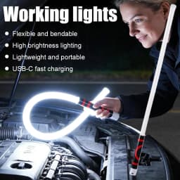 New LED Flashlight Stick Flexible High-Lumen Portable Automotive Lighting Tool Professional Work Light Mechanics and Car Repairs
