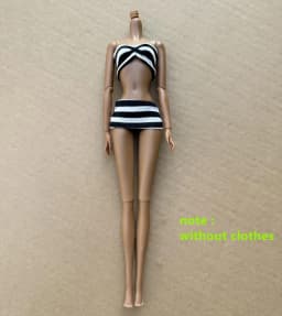 1/6 Doll Body 26CM High Quality Multi-jointed Movable Female Body White Skin/normal Skin Body Fashion Supermodel Heads DIY Parts