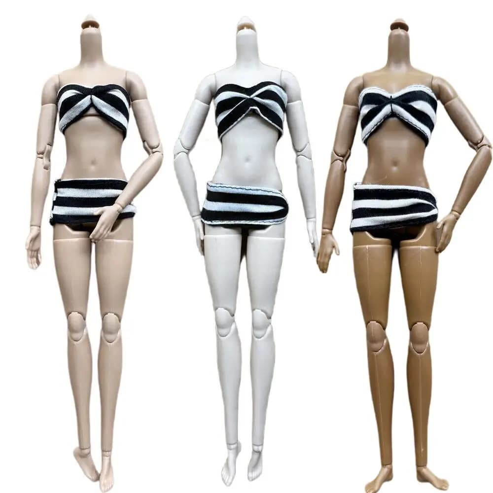 1/6 Doll Body 26CM High Quality Multi-jointed Movable Female Body White Skin/normal Skin Body Fashion Supermodel Heads DIY Parts