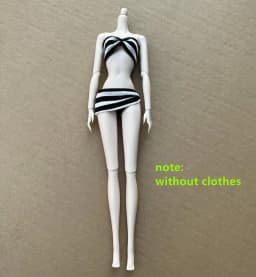 1/6 Doll Body 26CM High Quality Multi-jointed Movable Female Body White Skin/normal Skin Body Fashion Supermodel Heads DIY Parts