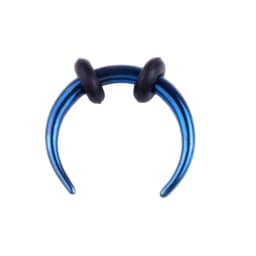 1 Piece Surgical Steel OX Horn Vintage Nose Septum Hoop Rings Ear Septum Clicker Horseshoe Nose Ear Taper Piercing Body Jewelry