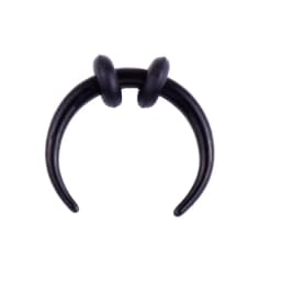1 Piece Surgical Steel OX Horn Vintage Nose Septum Hoop Rings Ear Septum Clicker Horseshoe Nose Ear Taper Piercing Body Jewelry