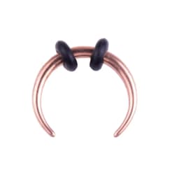 1 Piece Surgical Steel OX Horn Vintage Nose Septum Hoop Rings Ear Septum Clicker Horseshoe Nose Ear Taper Piercing Body Jewelry