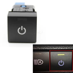 1 Pc Car LED Light Camera View Button Power On Off Radar Sensor Switch Accessories For Toyota Camry 2018 Rav4 2020 Prado 150