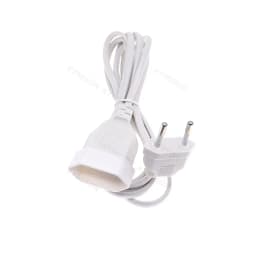 Europea 90 Degree Male Plug To Female Socket Power Extension Cable For PC Computer PDU 0.3m/0.6m/1.8m EU 2Prong Bend Angled Cord