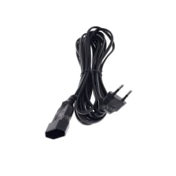 Europea 90 Degree Male Plug To Female Socket Power Extension Cable For PC Computer PDU 0.3m/0.6m/1.8m EU 2Prong Bend Angled Cord