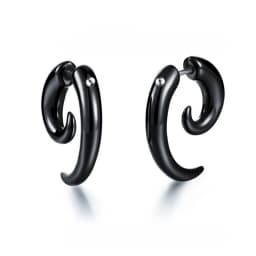 Small Black Punk Stud Earrings For Women Men Boy 2020 New Fashion Zircon Geometry Stainless Steel Jewelry Accessories Earrings
