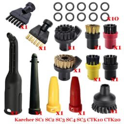 For Karcher Steam Vacuum Cleaner Machine SC1 SC2 SC3 SC4 SC5 SC7 CTK10 CTK20 Parts Brush Head Powerful Nozzle Accessories