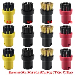 For Karcher Steam Vacuum Cleaner Machine SC1 SC2 SC3 SC4 SC5 SC7 CTK10 CTK20 Parts Brush Head Powerful Nozzle Accessories