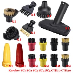 For Karcher Steam Vacuum Cleaner Machine SC1 SC2 SC3 SC4 SC5 SC7 CTK10 CTK20 Parts Brush Head Powerful Nozzle Accessories